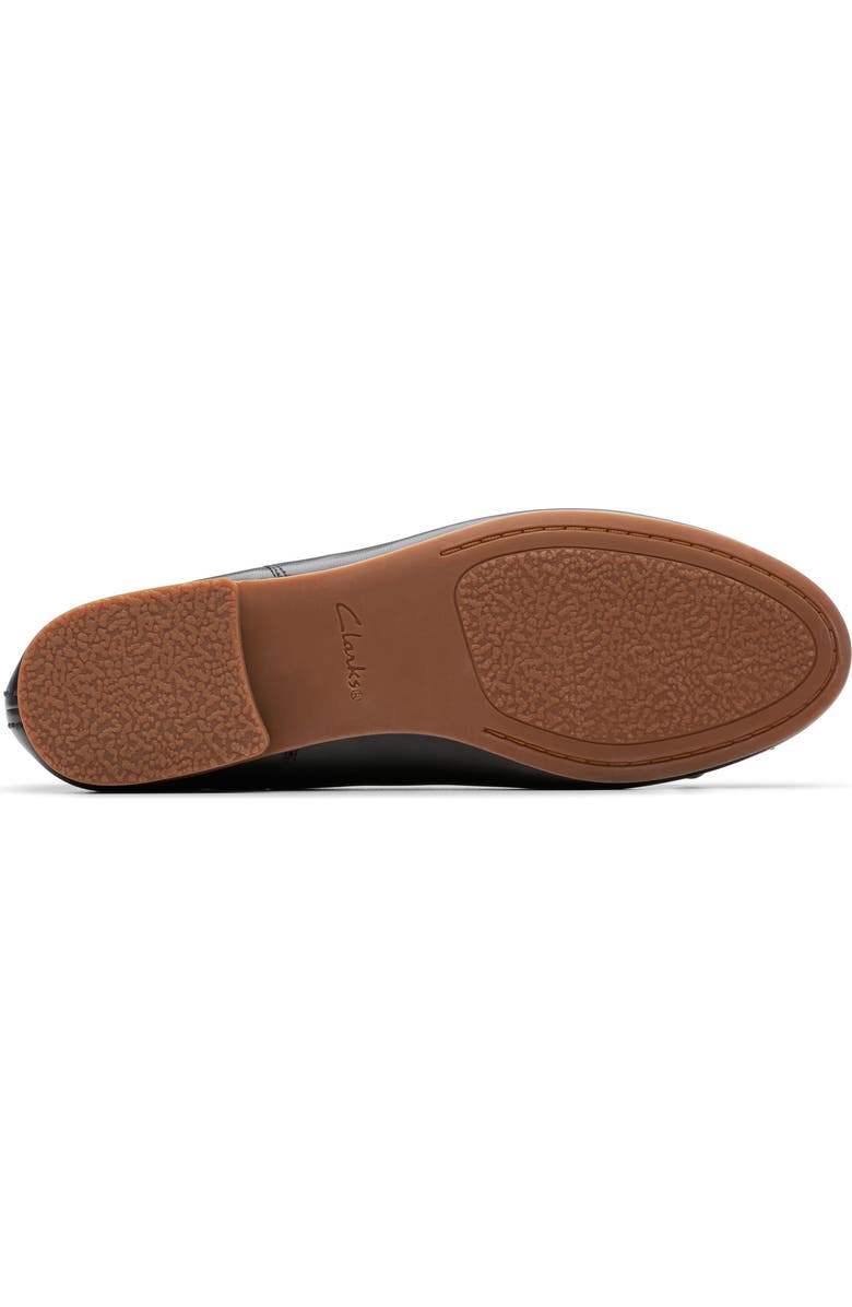 Clarks<sup>®</sup> Fawna Lily Ballet Flat, Alternate, color, Black Leather