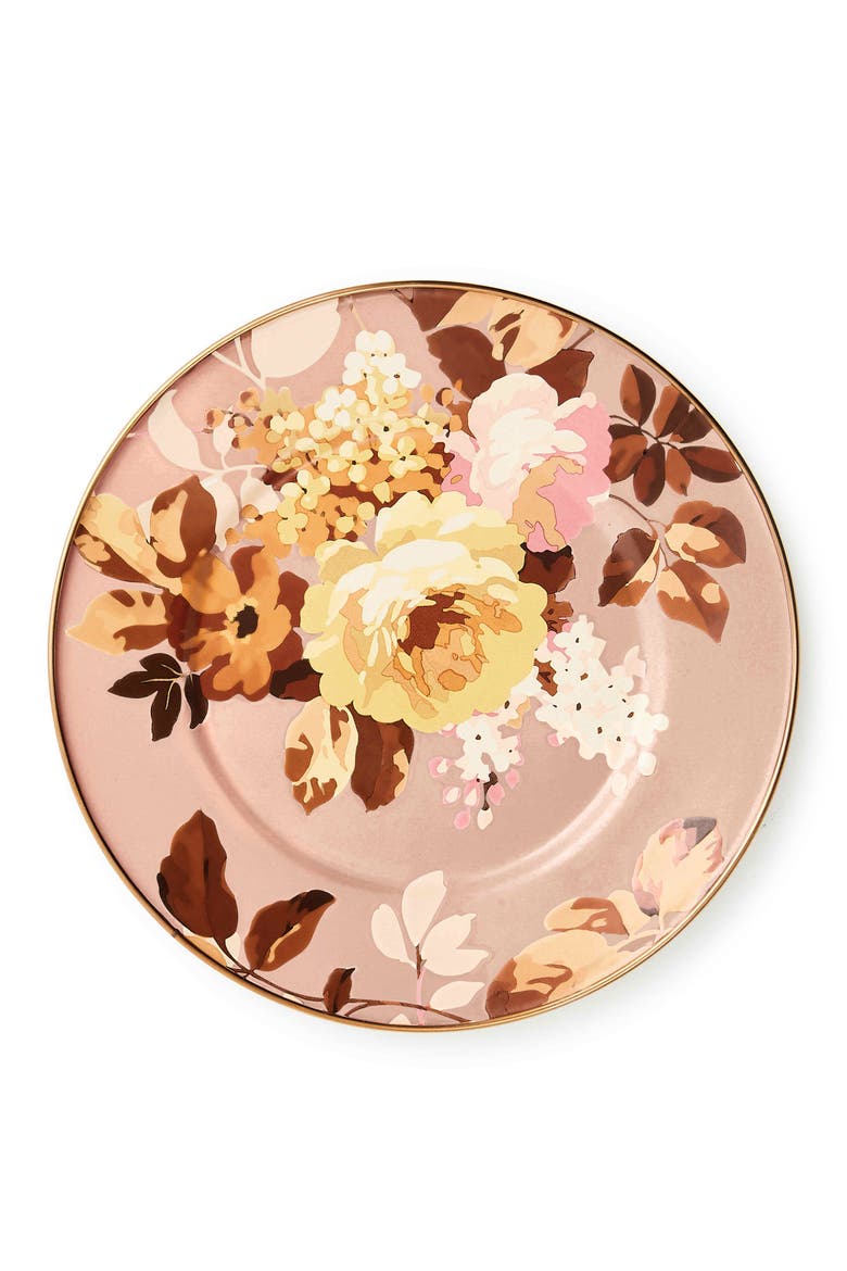 Wild Rose Mauve Salad Plate, Alternate, color, MAUVE