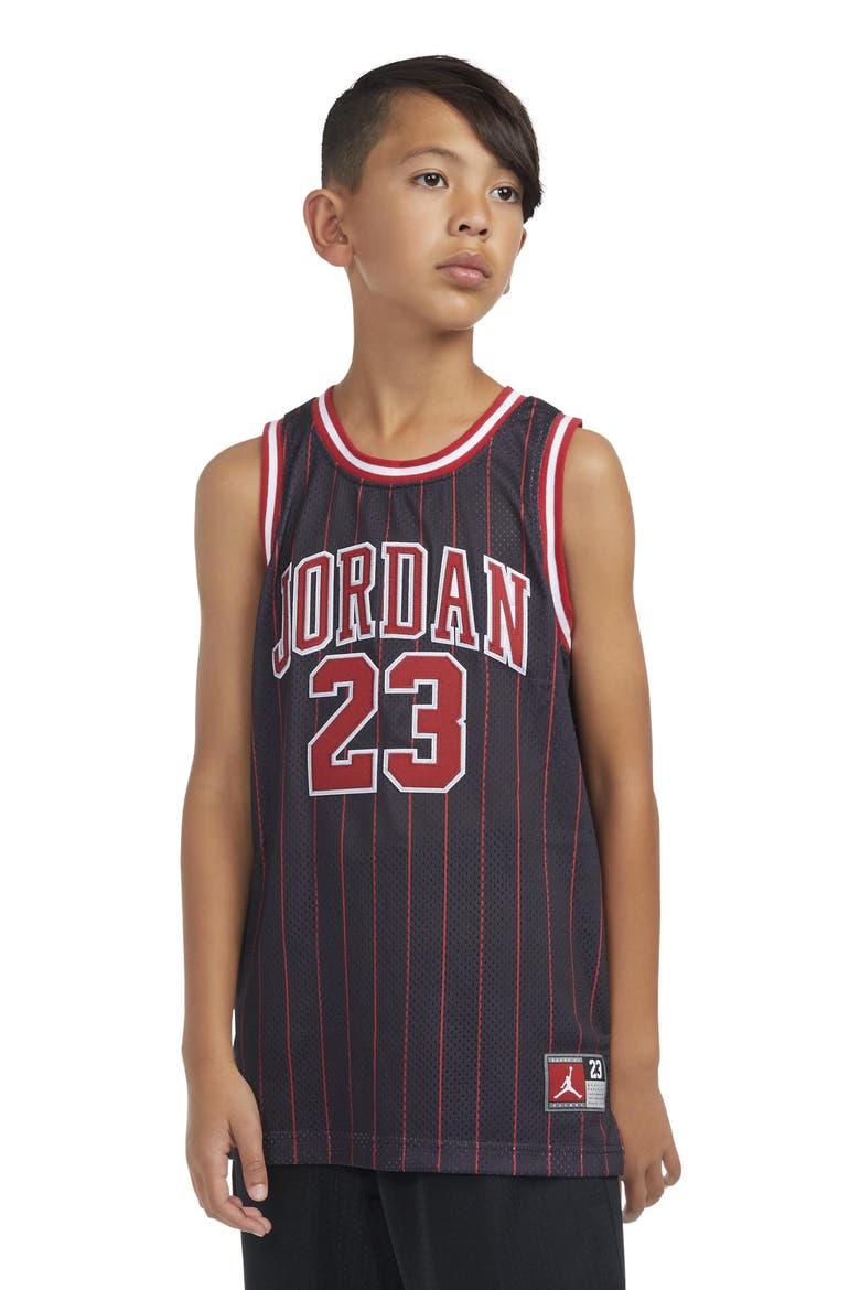 Kids' Jordan 23 Basketball Jersey, Alternate, color, BLACK