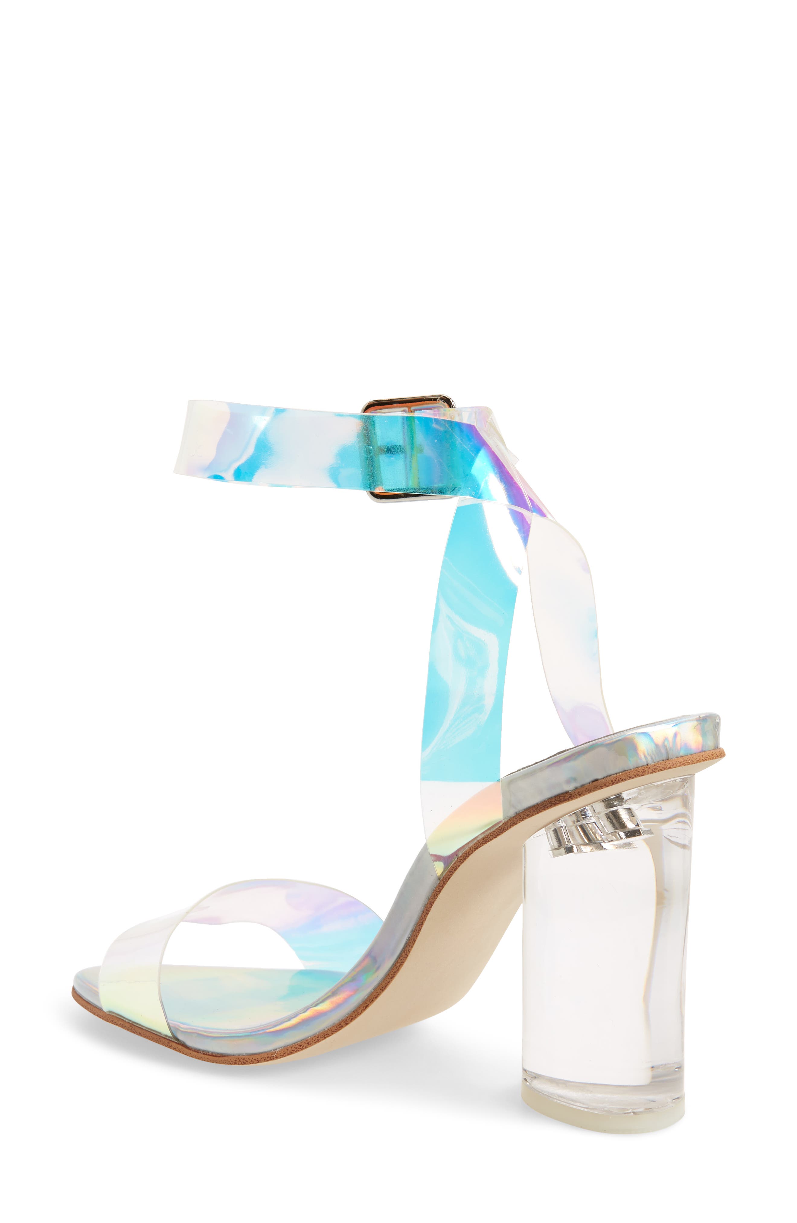 Jeffrey Campbell Clear Heel Sandal, Alternate, color, 