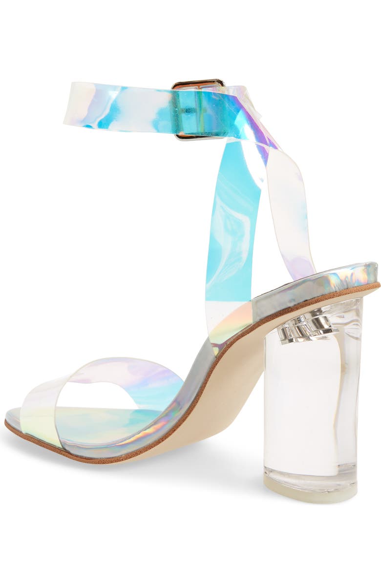 Jeffrey Campbell Clear Heel Sandal, Alternate, color,