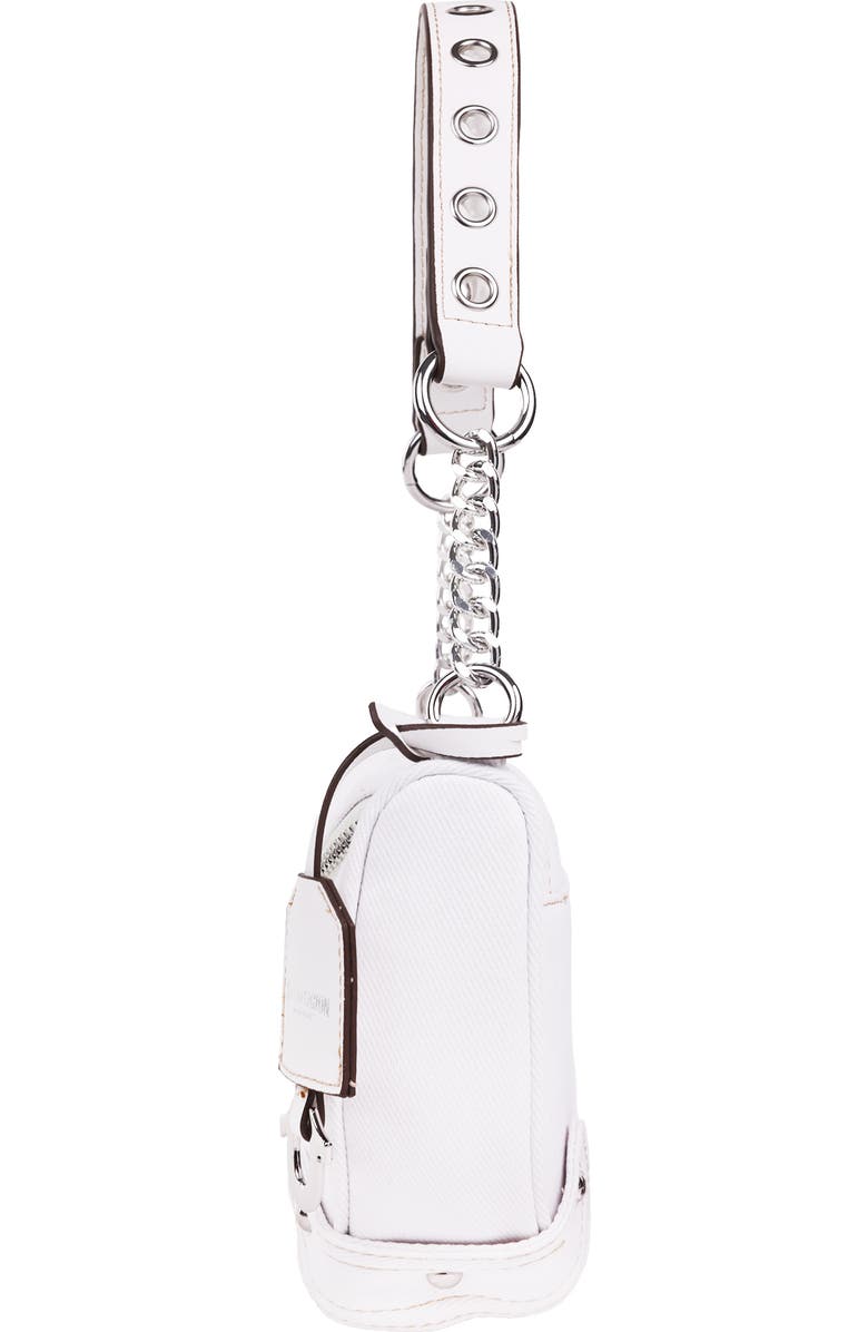 True Religion Chain Handle Denim Hobo, Alternate, color, White