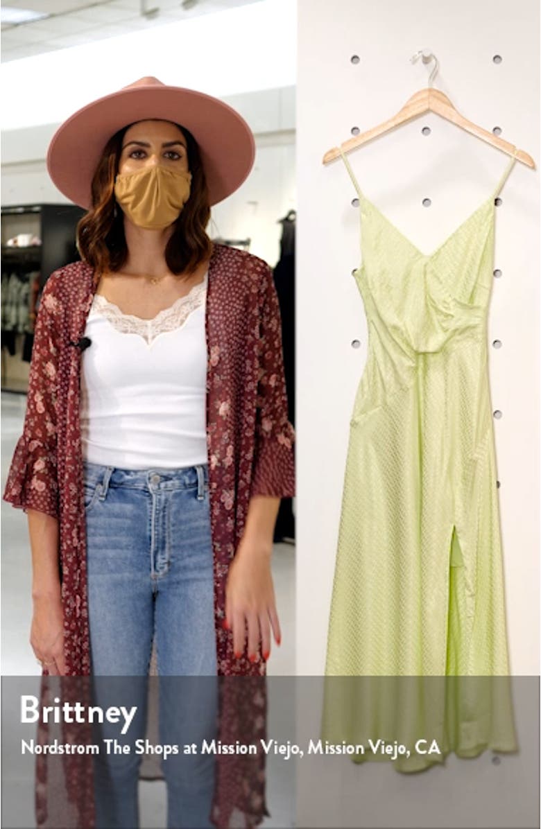 Bastille Jacquard Midi Dress, sales video thumbnail