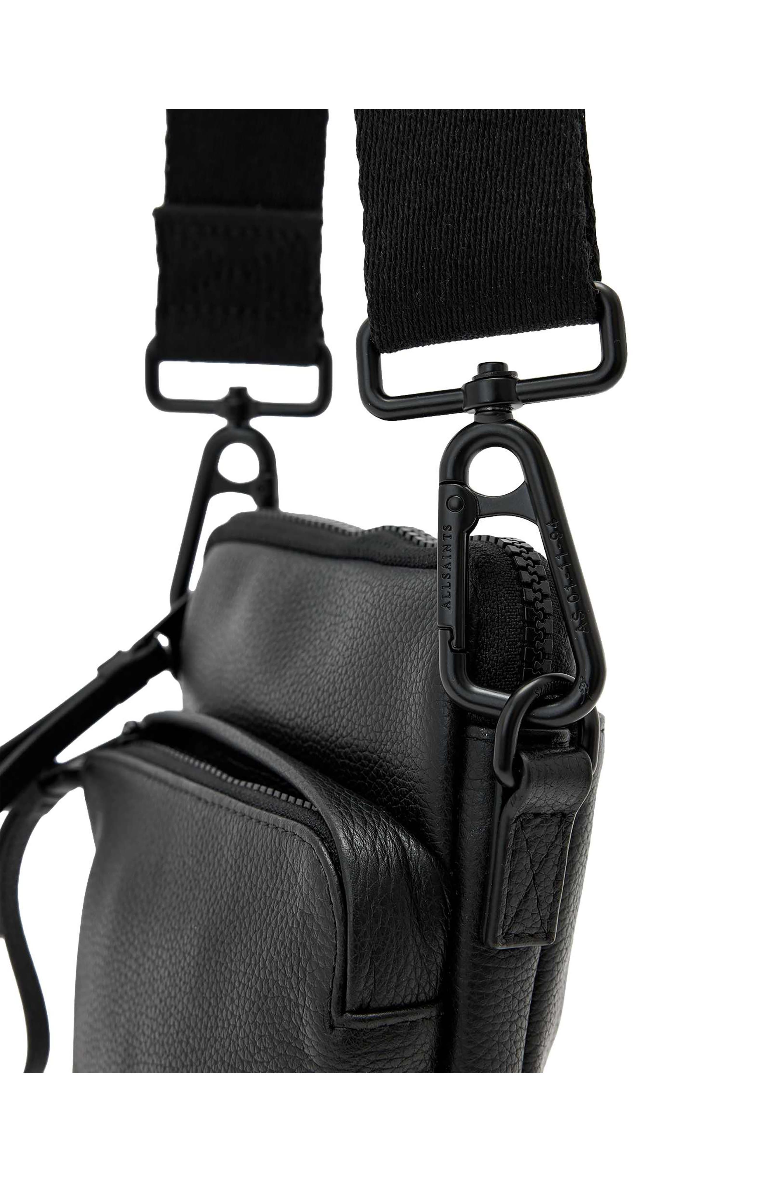 Falcon N/S Crossbody Pouch, Alternate, color, BLACK