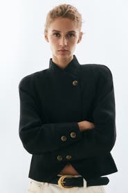 H&M Jacket With Shoulder Pads