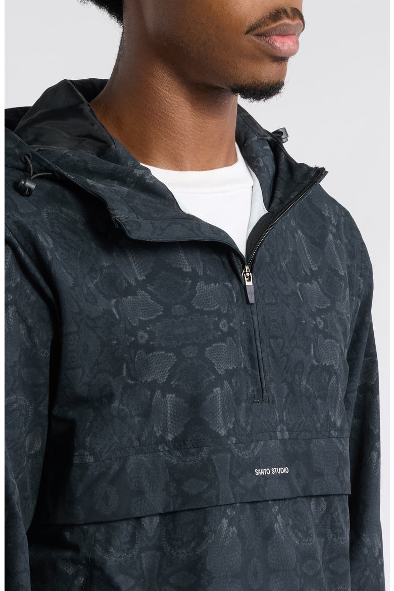 Ultra Snakeskin Half Zip Anorak, Alternate, color, SNAKESKIN