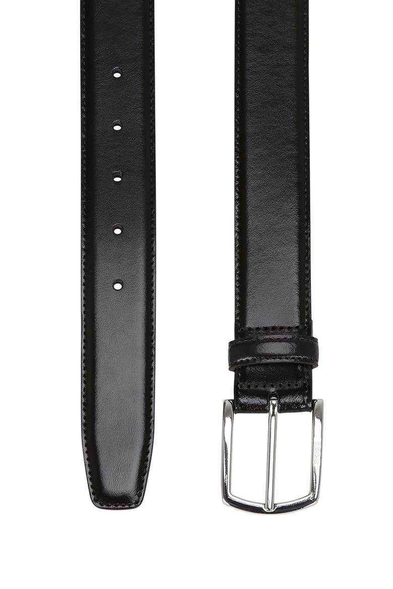 Claus Leather Belt, Alternate, color, DARK BROWN