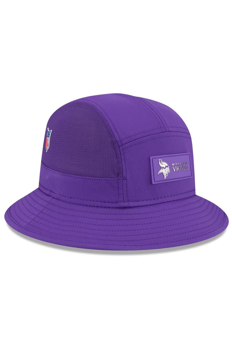 Men's New Era Purple Minnesota Vikings 2025 Sideline  Bucket Hat, Alternate, color, Purple