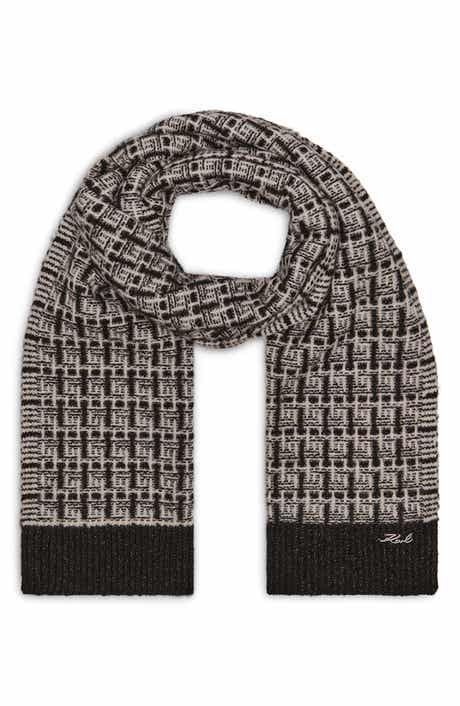 KARL LAGERFELD PARIS Tweed Shine Scarf