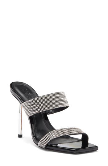 SCHUTZ SCHUTZ LIAM RHINESTONE SLIDE SANDAL