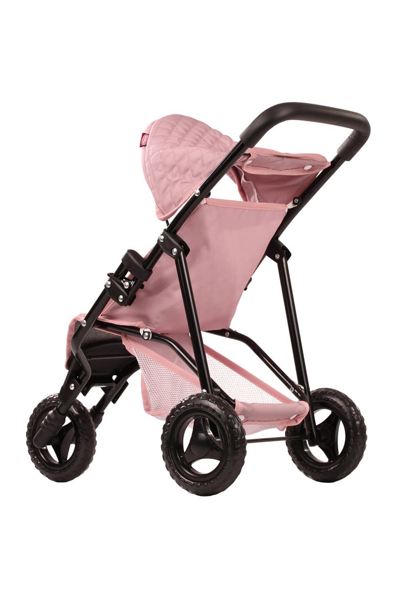3 Wheel Doll Buggy, Soft Mood, Foldable Toy Stroller, Dolls Up to 19.5 Inches, Alternate, color, Multicolored