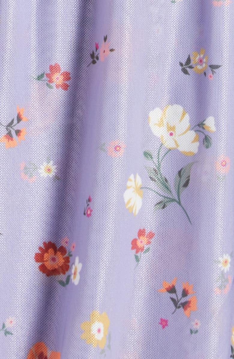 Love, Fire Kids' Floral Romper, Alternate, color, Lilac Floral