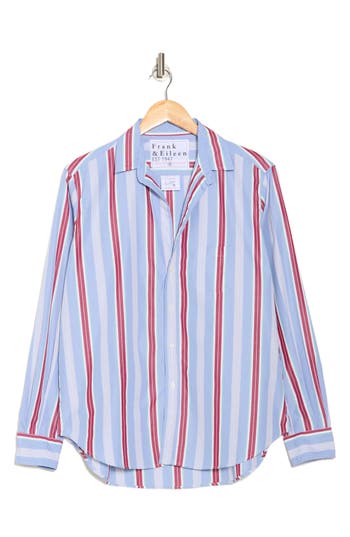 Frank & Eileen Eileen Stripe Print Relaxed Fit Button-up Shirt