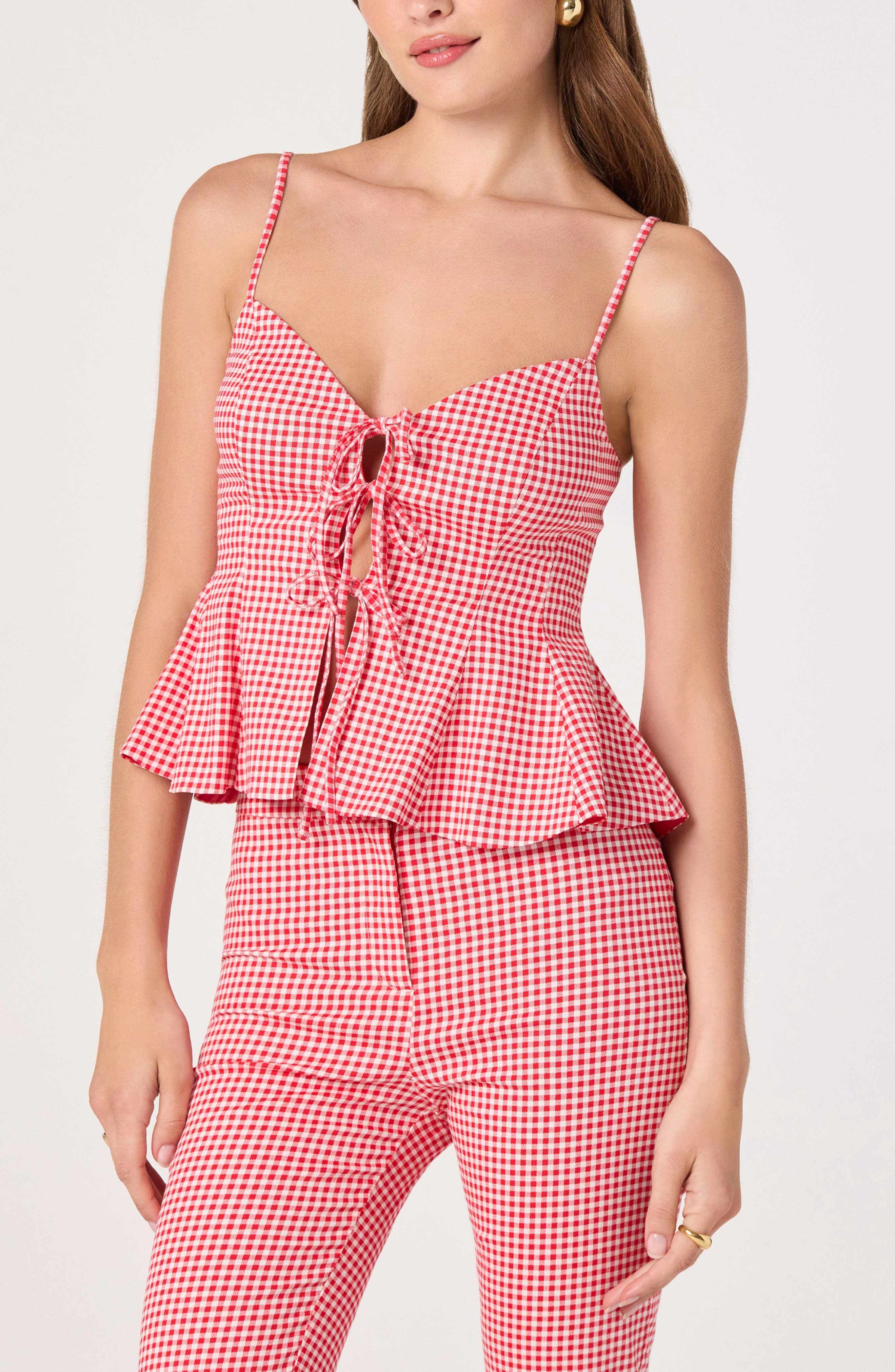 selected RED GINGHAM