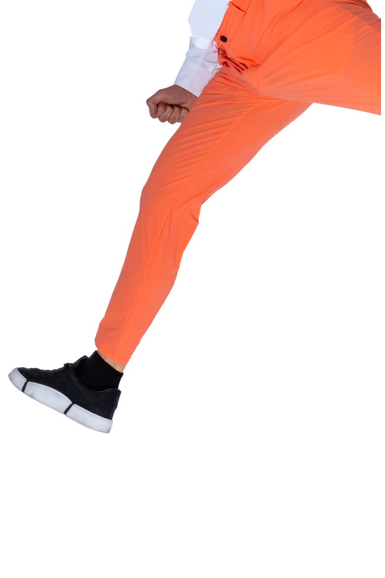 Slim Fit Pants, Alternate, color, ORANGE
