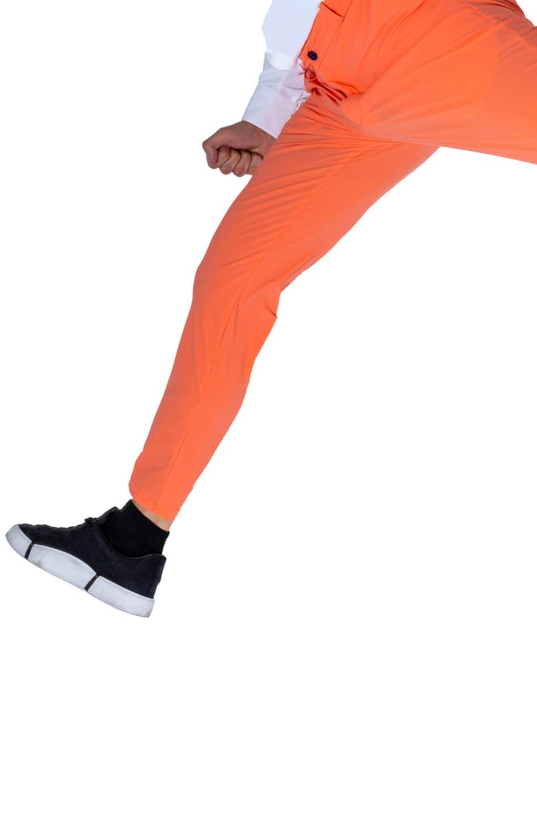 Maceoo Slim Fit Pants, Alternate, color, Orange