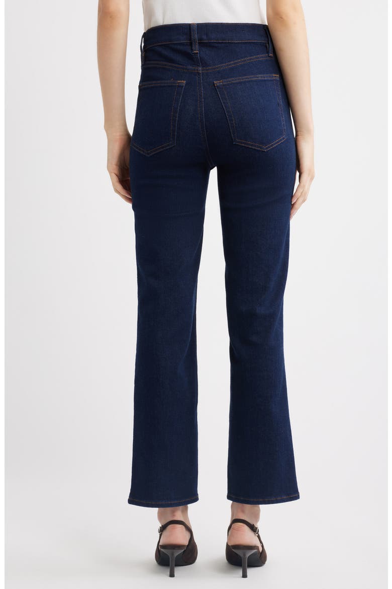 Le Sleek High Waist Ankle Straight Leg Jeans, Alternate, color, RINSE