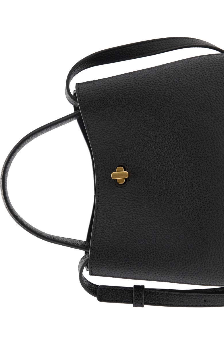 MANGO Mini Faux Leather Top Handle Bag, Alternate, color,