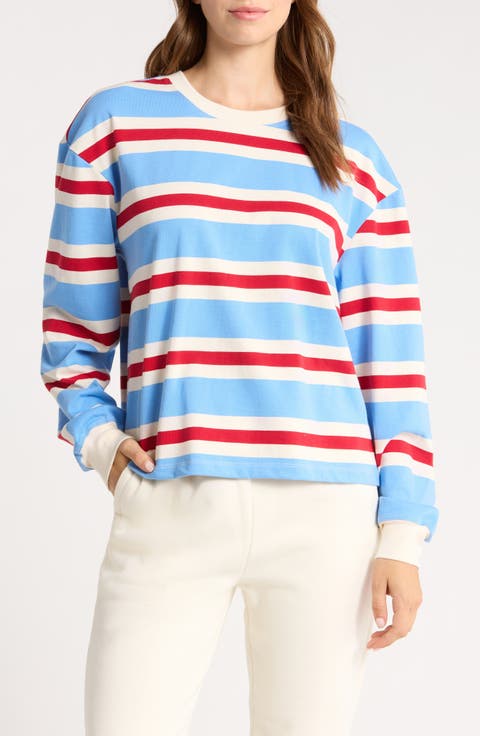 Long Sleeve Jersey Stripe Tee