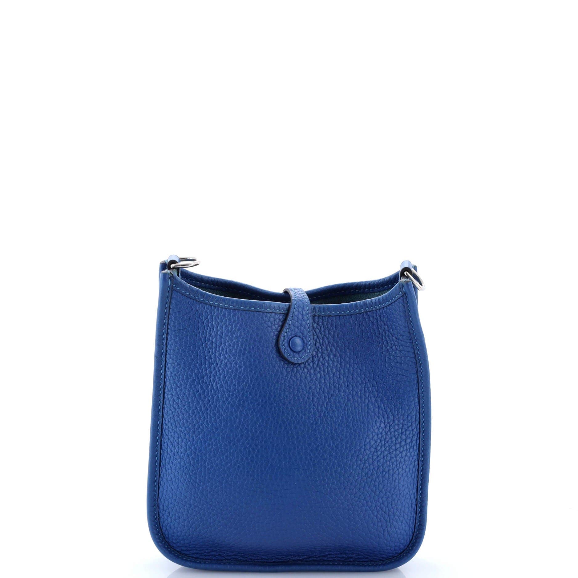 Pre-Owned Hermes Evelyne Bag Gen III Clemence TPM, Alternate, color, Mykonos