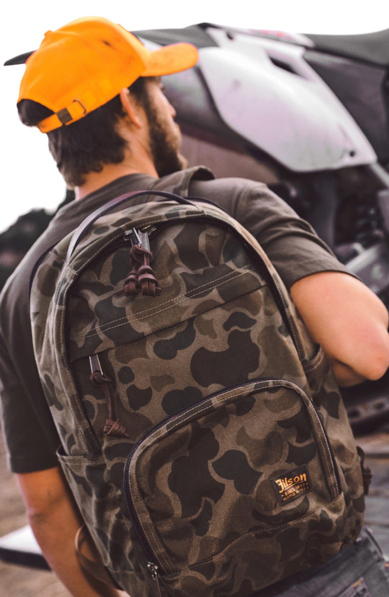 Filson Logger Trucker Hat, Alternate, color, Blaze Orange