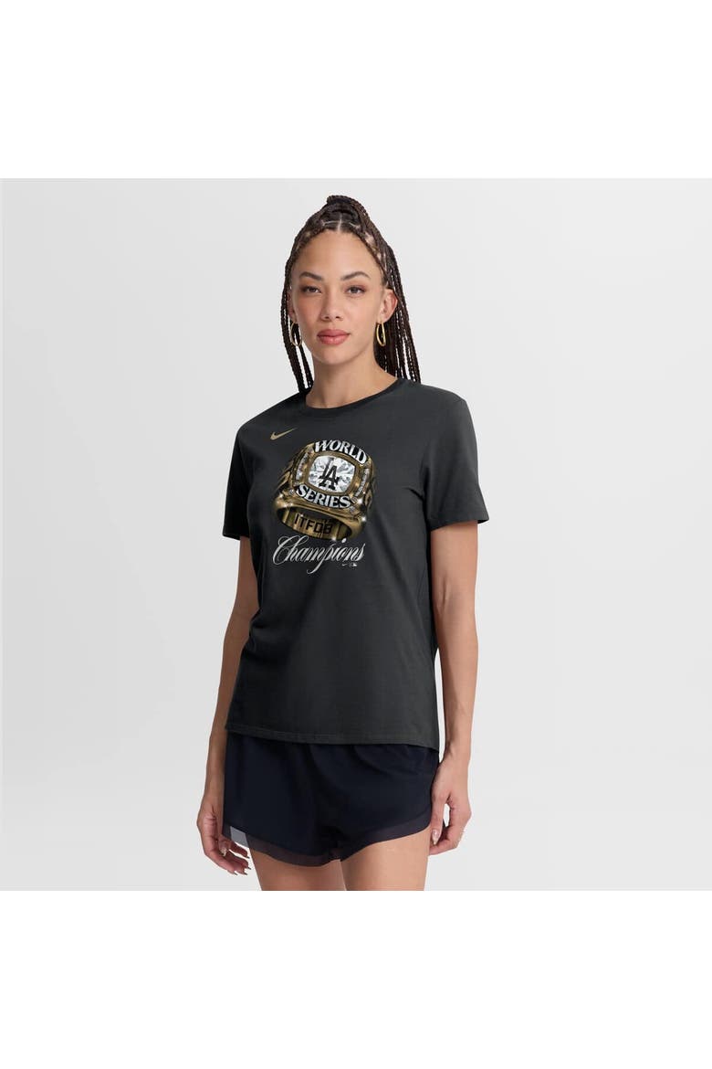 Women's Nike  Black Los Angeles Dodgers 2026 Gold Collection Graphic T-Shirt, Main, color, Black