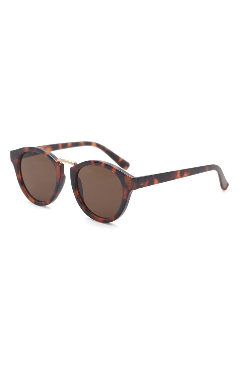 MANGO Round Sunglasses, Alternate, color,