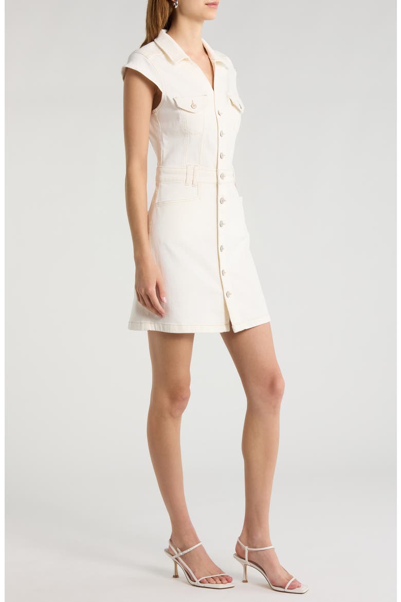 Jaxsyn Denim Minidress, Alternate, color, TOASTED ECRU
