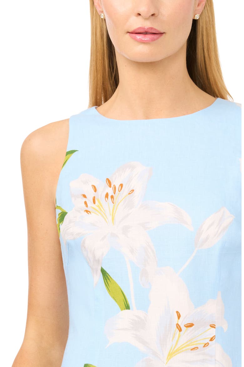Mina Print Sleeveless Maxi Dress, Alternate, color, BLUE SURF
