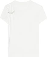 Zadig & Voltaire Suza Rhinestone Wing Pin Cotton T-Shirt
