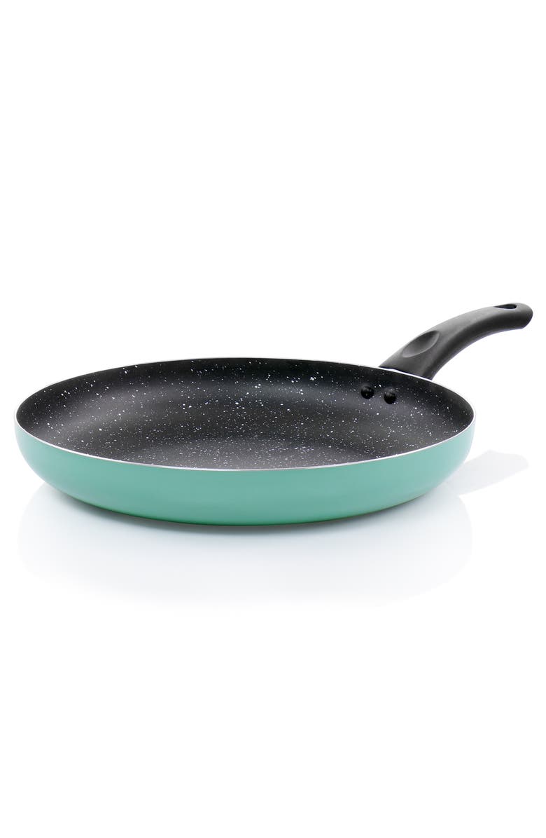 OSTER Luneta 11.5 Inch Aluminum Nonstick Frying Pan, Alternate, color, Blue