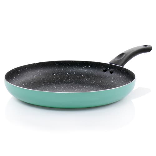 Oster Luneta 11.5 Inch Aluminum Nonstick Frying Pan In Teal In Blue