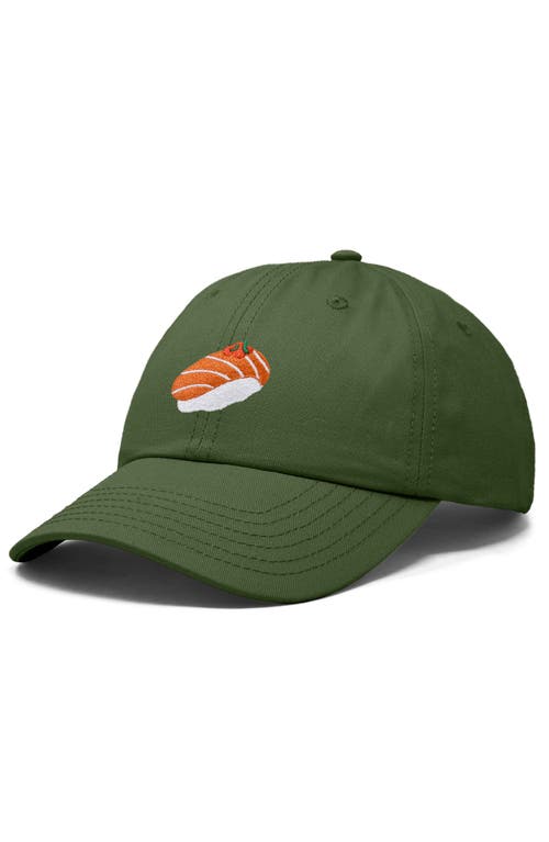 DALIX DALIX SALMON SUSHI EMBROIDERED DAD CAP 