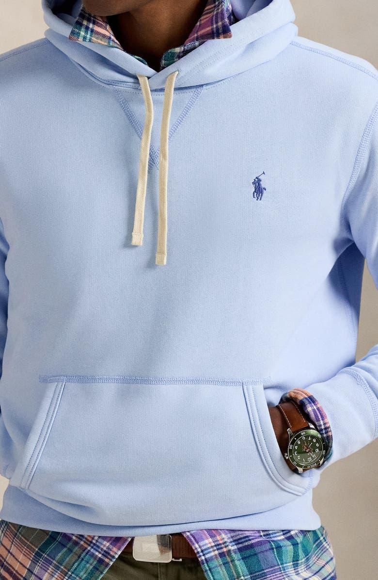 Polo Ralph Lauren Cotton Blend Fleece Hoodie, Alternate, color, Southport Blue