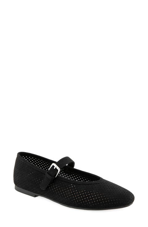 Deacon Faux Leather Mary Jane Flat