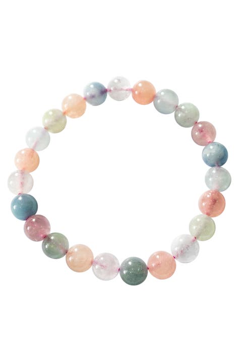 Billie Beaded jade stone bracelet