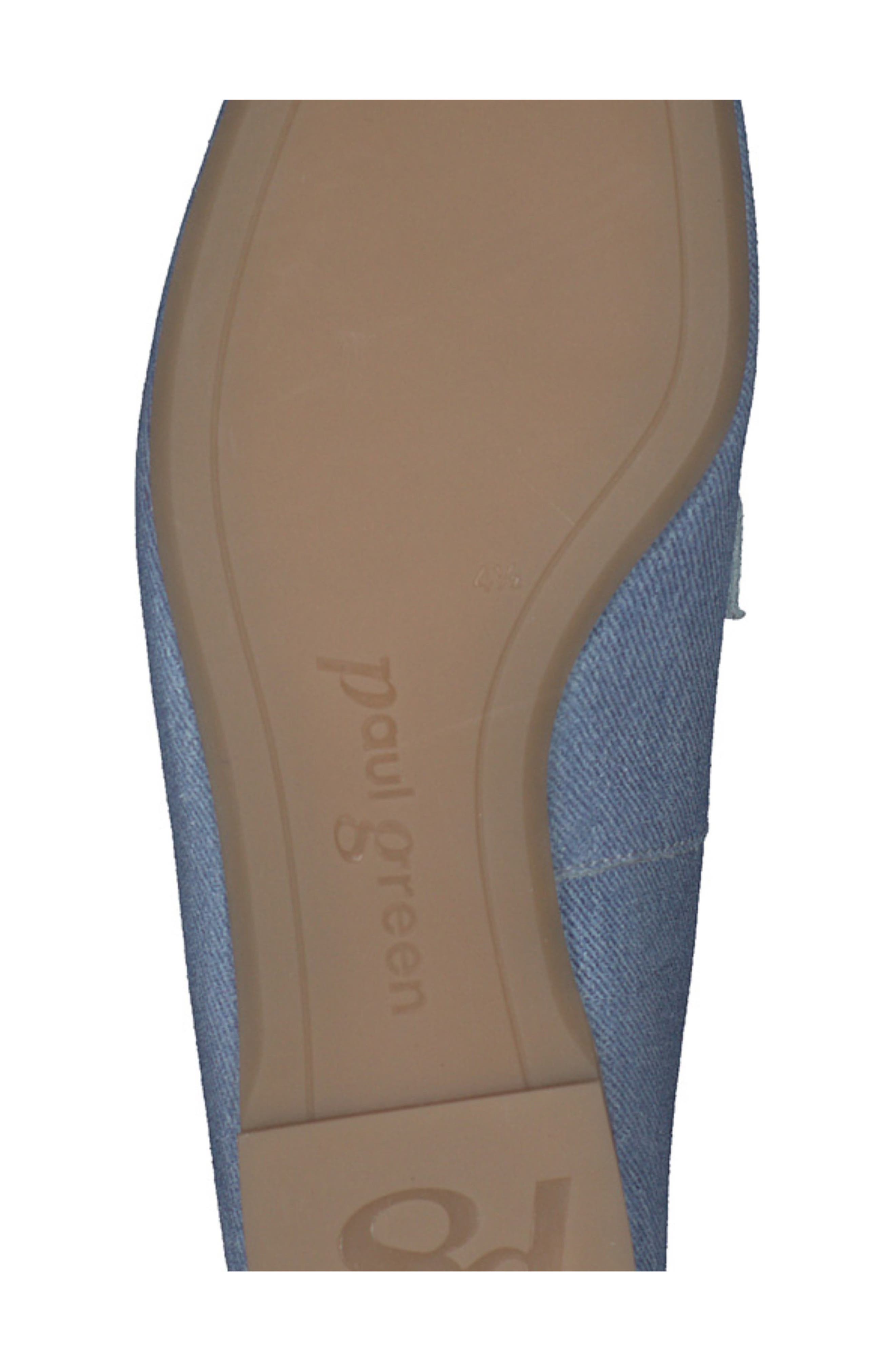 Daphne Flat, Alternate, color, JEAN DENIM