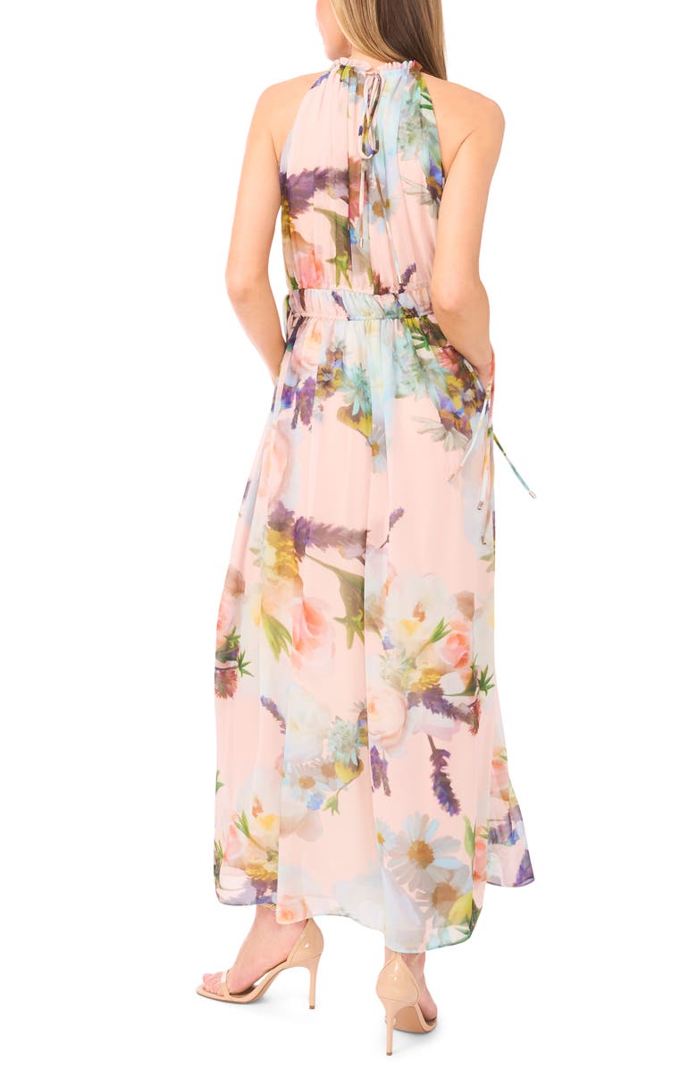 Ted Baker Jane Print Sleeveless Maxi Dress, Alternate, color, Morganite