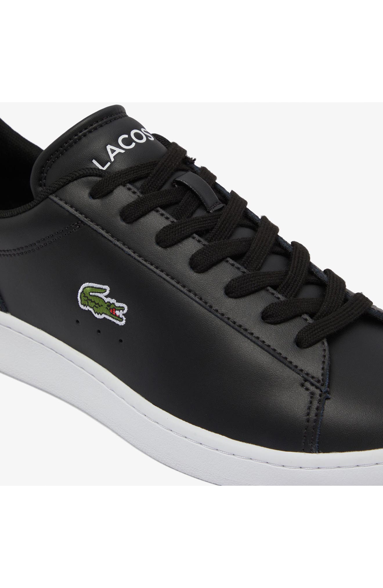 Carnaby Low Lace-Up Sneaker, Alternate, color, BLACK/ WHITE