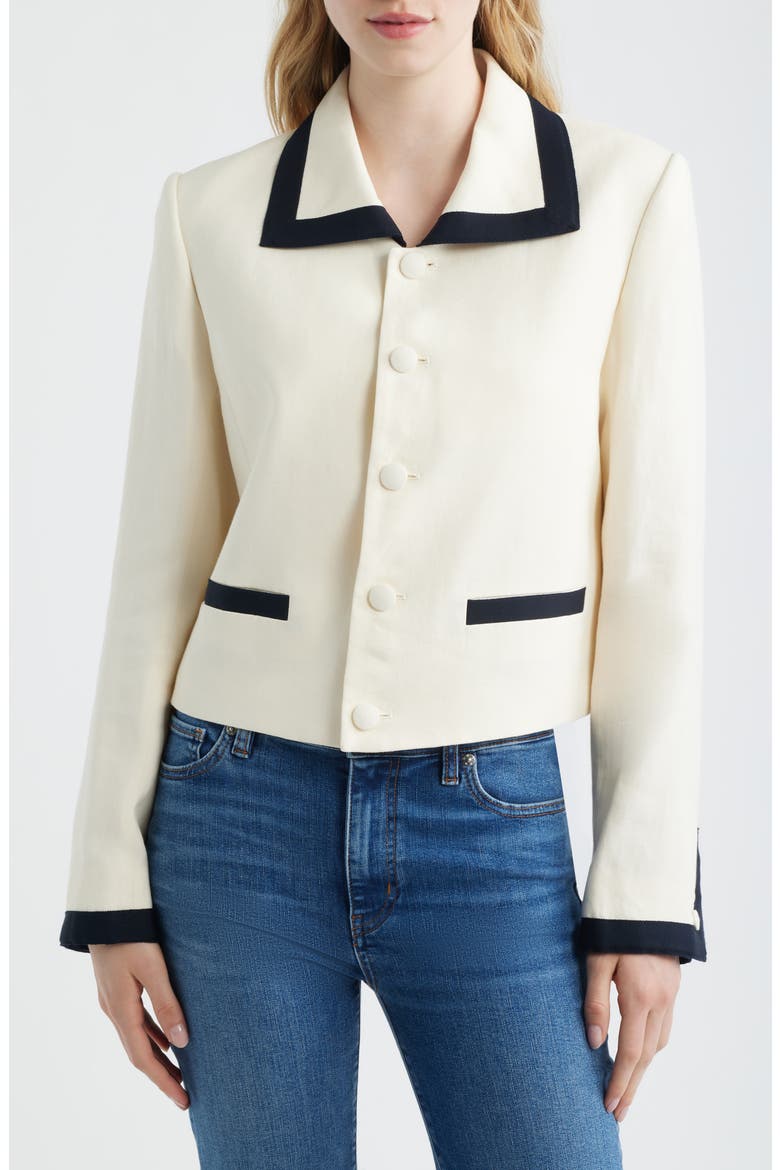 The Cabana Jacket, Main, color, CREAM MULTI