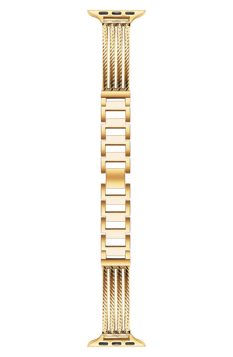 The Posh Tech Eliza Metal Apple Watch<sup>®</sup> Watchband, Main, color, 
