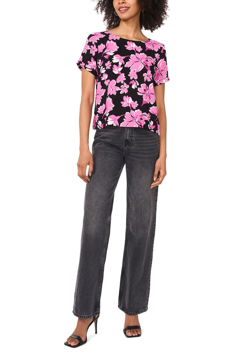 Vince Camuto Floral Print Woven Shirt, Alternate, color, 