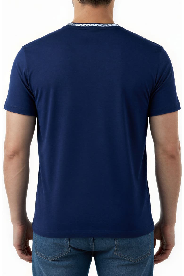 Cotton Crewneck T-Shirt, Alternate, color, 41 NAVY