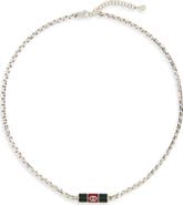 Gucci Web Pendant Necklace