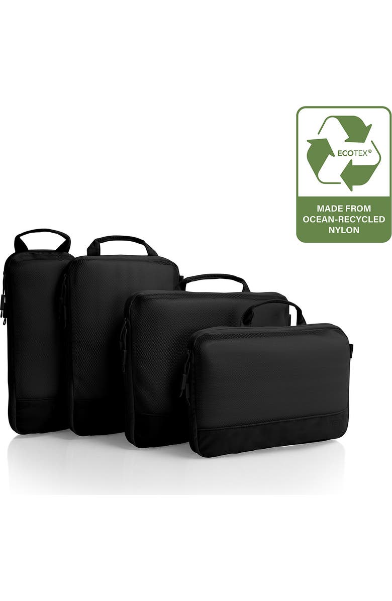 Heys EcoTex<sup>®</sup> Compression Packing Cube 4 Piece Set, Main, color,