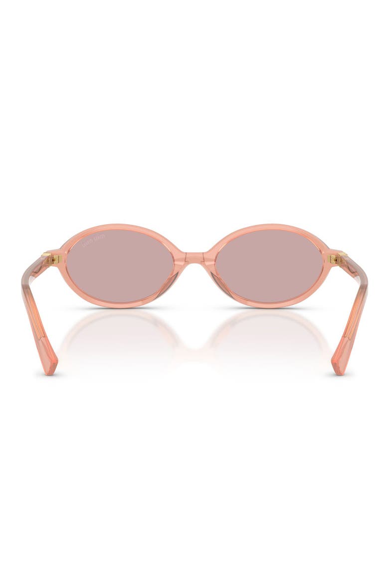 50mm Oval Sunglasses, Alternate, color, OPAL PINK / PINK