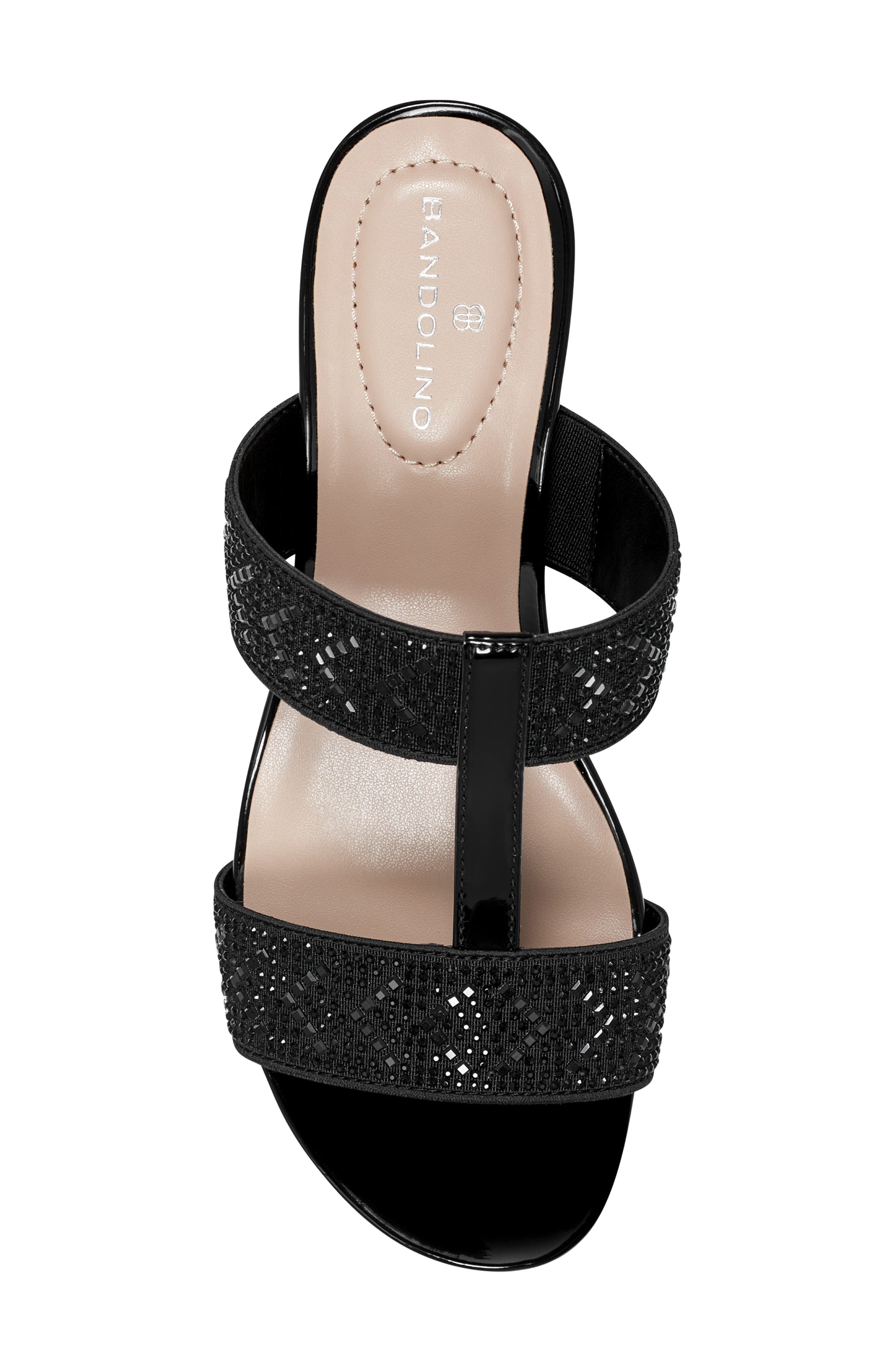 Bandolino Iluvit Wedge Sandal, Alternate, color, Black
