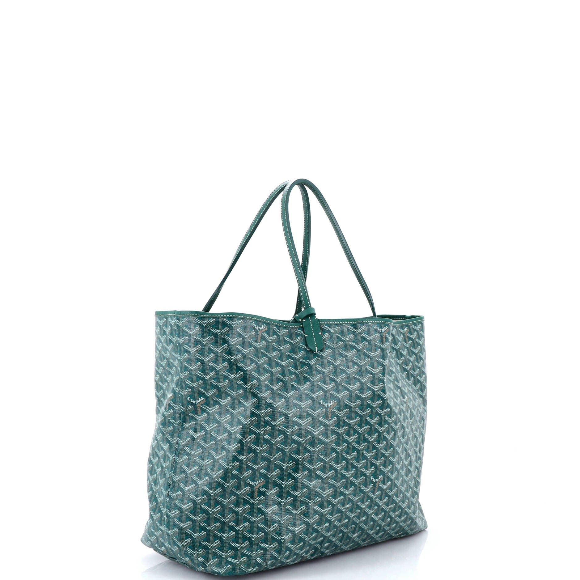 Pre-Owned Goyard Saint Louis Tote Coated Canvas GM, Alternate, color, Green