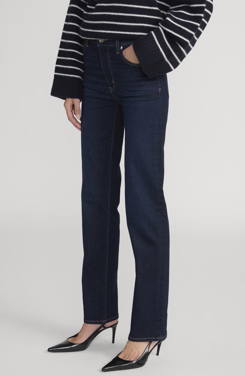 FRAME Le Sleek High Waist Straight Leg Jeans, Alternate, color, Fairway