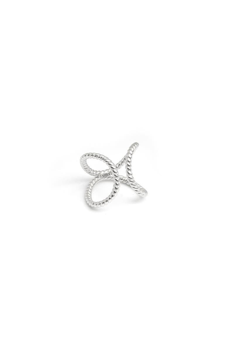 ZARUX Modern Rope Ring, Alternate, color, Yellow Gold